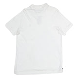 CHAPS Mens White Short Sleeve Plain Polo Shirt M Classic Cotton Casual