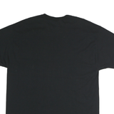 RUSSELL ATHLETIC Mens Black Noblesville East Football Graphic T-Shirt L Short