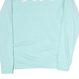 KAPPA Mens Blue Crew Neck M Cotton Logo Print Sweatshirt Long Sleeve Pullover