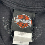 Harley Davidson Graphic T-Shirt - Large Black Cotton