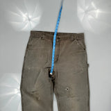 Carhartt Carpenter Trousers - 36W 31L Grey Cotton