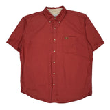 Carhartt Short Sleeve Shirt - XL Red Cotton