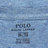 Polo By Ralph Lauren T-Shirt - XL Blue Cotton