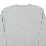 CALVIN KLEIN JEANS Womens Grey Cotton Blend Crew Neck M Logo Sweatshirt