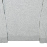 CALVIN KLEIN JEANS Womens Grey Cotton Blend Crew Neck M Logo Sweatshirt