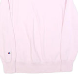 CHAMPION REVERSE WEAVE Womens Pink Crew Neck Sweatshirt M Cotton Blend Casual