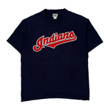 Indians Lee Sport Mlb T-Shirt - Large Navy Cotton