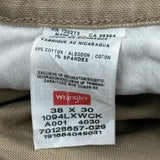 Wrangler Double Knee Carpenter Pants - 38W 30L Khaki Cotton