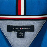 Tommy Hilfiger Striped Polo Shirt - XL Blue Cotton