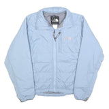 THE NORTH FACE Womens Light Blue Zip Up Polyester Blend Jacket XS Puffer Outdoor