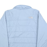 THE NORTH FACE Womens Light Blue Zip Up Polyester Blend Jacket XS Puffer Outdoor