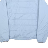 THE NORTH FACE Womens Light Blue Zip Up Polyester Blend Jacket XS Puffer Outdoor