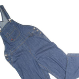 DICKIES Mens Blue Denim Regular Fit Cotton Dungarees M W36 L30 Workwear
