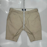 Polo By Ralph Lauren Chino Shorts - 36W 8L Beige Cotton