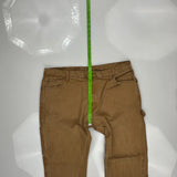 Dickies Carpenter Pants - 38W 30L Brown Cotton