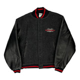 Mickey Mouse Disney Graphic Varsity Jacket - Small Black Polyester Blend