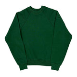 90'S Blank Lee Sweatshirt - Medium Green Cotton Blend