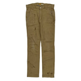 Carhartt Trousers - 30W 32L Khaki Cotton