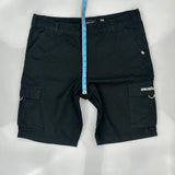 Ecko Unltd Cargo Shorts - 36W 10L Black Cotton