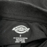 Dickies Polo Shirt - Small Black Cotton Blend