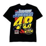 Jimmie Johnson Gildan Nascar T-Shirt - Medium Black Cotton