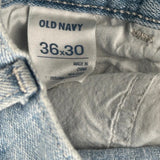 Old Navy Carpenter Jeans - 36W 30L Light Wash Cotton