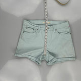 Levis Denim Shorts - 29W UK 8 Blue Cotton