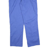 DICKIES Mens Cotton Blend Blue Regular Straight Trousers W36 L32 Workwear Pants