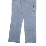 DICKIES Mens Regular Blue Denim Stone Wash W30 L32 Work Jean Zip Fly