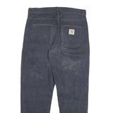 CARHARTT Womens Blue Slim Jeans Denim W31 L28 Button Pocket Workwear