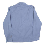 ZIMCO Mens Blue Cotton Workwear Jacket M Button Plain Functional Durable