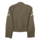 Mens US Army M-1950 Field Brown Military Wool Blend Jacket M Woven