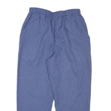 BRIGGS Womens Relaxed Blue Relaxed Leg Trousers W26 L24 Comfortable Elastic