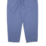 BRIGGS Womens Relaxed Blue Relaxed Leg Trousers W26 L24 Comfortable Elastic