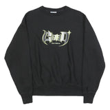 CHAMPION REVERSE WEAVE Mens Black Good California Crew Neck M Cotton Blend
