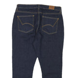 DICKIES Womens Jeans Blue Slim Skinny Denim Dark W31 L26 Zip Cotton Blend