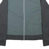 PATAGONIA Womens Grey & Black Jacket M Polyester Blend Plain Zip Outdoor Casual