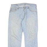 LEVI'S 501 Mens Jeans Blue Regular Straight Denim Light W38 L32 Classic Fit