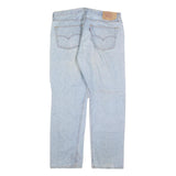 LEVI'S 501 Mens Jeans Blue Regular Straight Denim Light W38 L32 Classic Fit