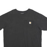 CARHARTT Mens Black Pocket T-Shirt XL Short Sleeve Crew Neck Workwear