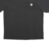 CARHARTT Mens Black Pocket T-Shirt XL Short Sleeve Crew Neck Workwear