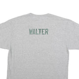 PORT & COMPANY Mens Grey Highland Hills Softball Graphic T-Shirt L Short Sleeve