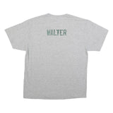 PORT & COMPANY Mens Grey Highland Hills Softball Graphic T-Shirt L Short Sleeve