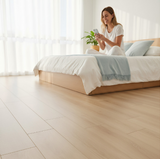 Anyhouz 5pcs Vinyl Floor Tiles – Natural Oak Wood Grain, Waterproof, Easy Install
