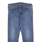 LEVI'S 502 Mens Jeans Blue Slim Straight Denim Medium W36 L29 Zip Closure