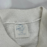 Fruit Of The Loom Christmas Sweatshirt - Large White Cotton