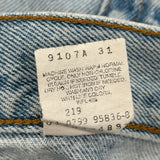 Levis 505 Jeans - 32W 30L Light Wash Cotton