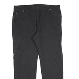 DICKIES Mens Regular Fit Black Cotton Blend Straight Leg Trousers W40 L32