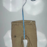 Carhartt Carpenter Trousers - 37W 34L Beige Cotton