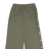 ELLESSE Womens Joggers Green Slim Wide-Leg S W27 L26 Heritage Logo Casual